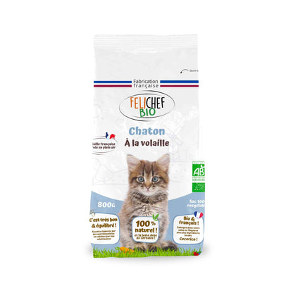 Croquettes BIO à la Volaille - Chaton