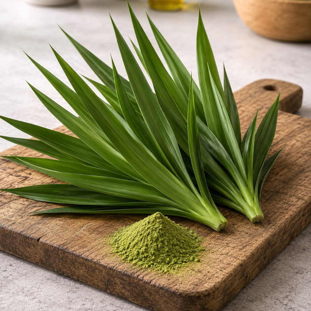 Une plante de yucca verte est présentée en intérieur, avec plusieurs tiges et de longues feuilles pointues. Ces feuilles qui font partie des ingrédients des produits Canichef et Félichef.