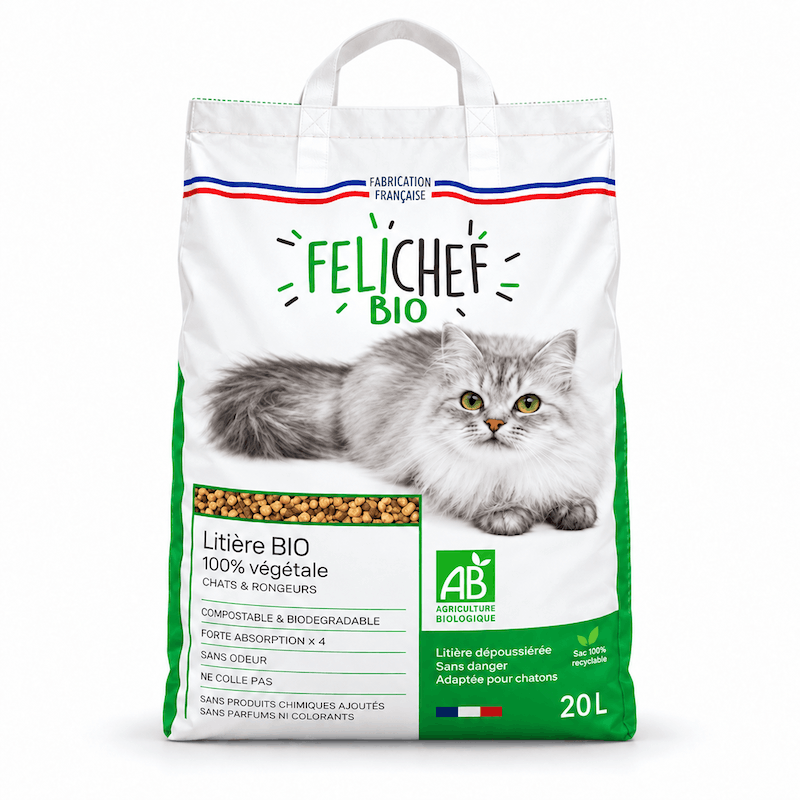 Litière végétale BIO - Chat